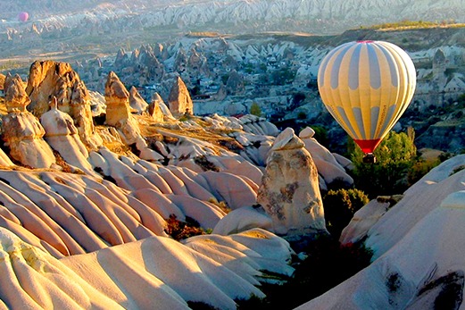 volo turistico in mongolfiera diamante